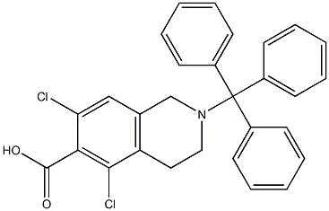 5,7-二氯-2-三苯甲基-1,2,3,4-四氢异喹啉-6-羧酸