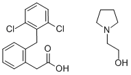 diclofenac hydroxyethylpyrrolidine