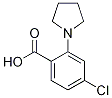 4-Chloro-2-pyrrolidinobenzoic Acid