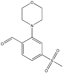 2-(4-吗啉基)-4-甲砜基苯甲醛