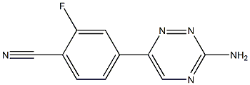 4-(3-氨基-1,2,4-三嗪-6-基)-2-氟苯腈