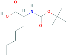 2-tert-Butyloxycarbonylamino-5-heptenoic Acid