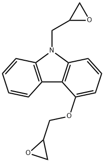 9H-Carbazole, 4-(2-oxiranylmethoxy)-9-(2-oxiranylmethyl)-