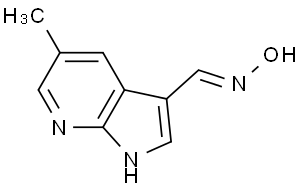 (E)-5-Methyl-1H-pyrrolo[2,3-b]pyridine-3-carbaldehyde oxime