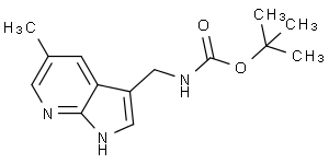 tert-Butyl (5-methyl-1H-pyrrolo[2,3-b]pyridin-3-yl)methylcarbamate