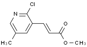 (E)-Methyl 3-(2-chloro-5-methylpyridin-3-yl)-acrylate