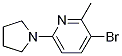 3-Bromo-2-methyl-6-(pyrrolidin-1-yl)pyridine
