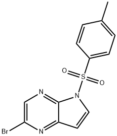 2-BROMO-5-(P-TOLYLSULFONYL)-5H-PYRROLO[2,3-B]PYRAZINE