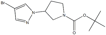tert-butyl 3-(4-bromo-1H-pyrazol-1-yl)pyrrolidine-1-carboxylate
