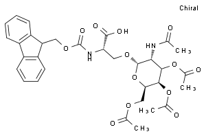 (S)-2-((((9H-芴-9-基)甲氧基)羰基)氨基)-3-((((2S,3R,4R,5R,6R)-3-乙酰氨基-4,5-二乙酰氧基-6-(乙酰氧基甲基)四氢-2H-吡喃-2-基)氧基)丙酸