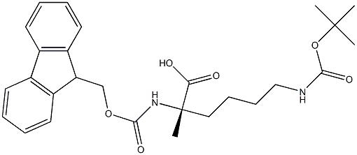 (S)-2-((((9H-芴-9-基)甲氧基)羰基)氨基)-6-((叔丁氧基羰基)氨基)-2-甲基己酸
