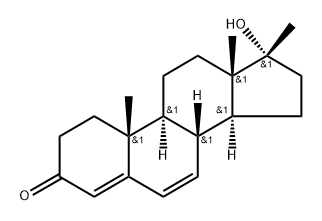 Androsta-4,6-dien-3-one, 17-hydroxy-17-methyl-, (17α)-