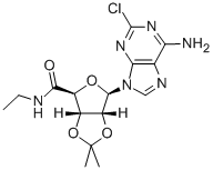 6-(6-氨基-2-氯-9H-嘌呤-9-基)-N-乙基-2,2-二甲基四氢呋喃[3,4-d][1,3]二氧戊环-4-羧酰胺