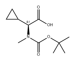 (S)-2-((tert-Butoxycarbonyl)(methyl)amino)-2-cyclopropylacetic acid