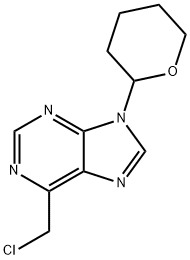 6-chloromethyl-9-(tetrahydro-2H-pyran-2-yl)purine