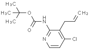 tert-Butyl 3-allyl-4-chloropyridin-2-ylcarbamate
