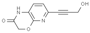 6-(3-Hydroxyprop-1-ynyl)-1H-pyrido-[2,3-b][1,4]oxazin-2(3H)-one