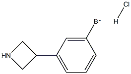 3-(3-broMophenyl)azetidine hcl
