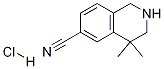 4,4-diMethyl-1,2,3,4-tetrahydroisoquinoline-6-carbonitrile hydrochloride