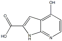 1H-Pyrrolo[2,3-b]pyridine-2-carboxylic acid, 4-hydroxy-