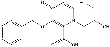 3-Benzyloxy-1-(2,3-dihydroxy-propyl)-4-oxo-1,4-dihydro-pyridine-2-carboxylic acid