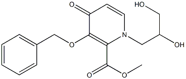 Methyl 3-(benzyloxy)-1-(2,3-dihydroxypropyl)-4-oxo-1,4-dihydropyridine-2-carboxylate