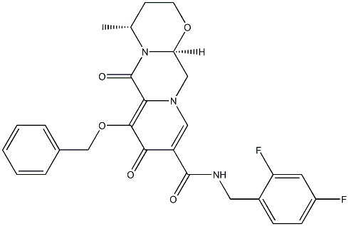 (4R,12aS)-N-(2,4-difluorobenzyl)-7-benzylhydroxy-4-Methyl-6,8-dioxo-3,4,6,8,12,12a-hexahydro-2H-pyrido[1',2':4,5]pyrazino[2,1-b][1,3]oxazine-9-carboxaMide