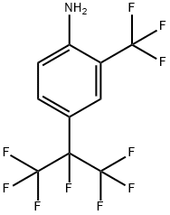 Benzenamine, 4-[1,2,2,2-tetrafluoro-1-(trifluoromethyl)ethyl]-2-(trifluoromethyl)-
