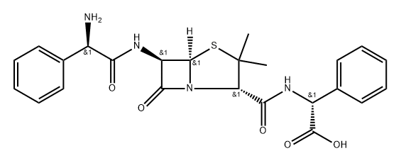(R)-2-((2S,5R,6R)-6-((R)-2-amino-2-phenylacetamido)-3,3-dimethyl-7-oxo-4-thia-1-azabicyclo[3.2.0]heptane-2-carboxamido)-2-phenylaceticacid