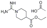 Ethyl 1-carbamimidoylpiperidine-4-carboxyate acetate