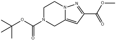 Pyrazolo[1,5-a]pyrazine-2,5(4H)-dicarboxylic acid, 6,7-dihydro-, 5-(1,1-dimethylethyl) 2-methyl ester