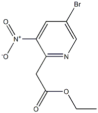 (5-溴-3-硝基吡啶-2-基)乙酸乙酯