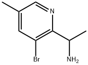 1-(3-bromo-5-methylpyridin-2-yl)ethan-1-amine