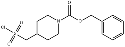 1-Piperidinecarboxylic acid, 4-[(chlorosulfonyl)methyl]-, phenylmethyl ester