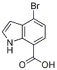 4-broMo-1H-indole-7-carboxylic acid