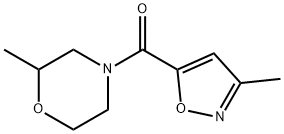 2-methyl-4-(3-methyl-1,2-oxazole-5-carbonyl)morpholine