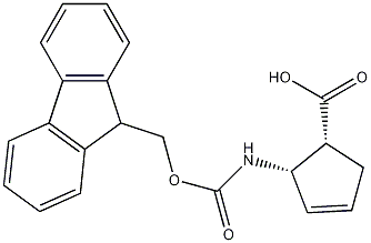 cis-2-(((9H-fluoren-9-yl)methoxy)carbonylamino)cyclopent-3-ene-1-carboxylic acid
