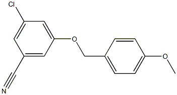 3-氯-5-[(4-甲氧基苄基)氧基]苯腈