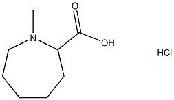 1H-Azepine-2-carboxylic acid, hexahydro-1-methyl-, hydrochloride (1:1)