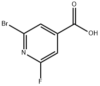 2-bromo-6-fluoropyridine-4-carboxylic acid