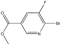 Methyl 6-bromo-5-fluoropyridine-3-carboxylate, 2-Bromo-3-fluoro-5-(methoxycarbonyl)pyridine