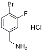 (4-bromo-3-fluorophenyl)methanamine hydrochloride