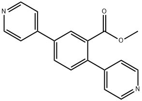 Benzoic acid, 2,5-di-4-pyridinyl-, methyl ester