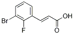 3-溴-2-氟肉桂酸