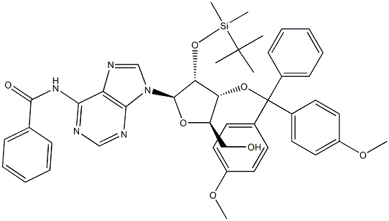 N6-Benzoyl-3'-O-(4,4'-dimethoxytrityl)-2'-O-t-butyldimethylsilyladenosine