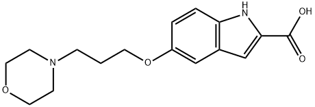 5-(3-morpholinopropoxy)-1H-indole-2-carboxylic acid
