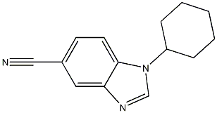 1-Cyclohexyl-1H-benzo[d]imidazole-5-carbonitrile