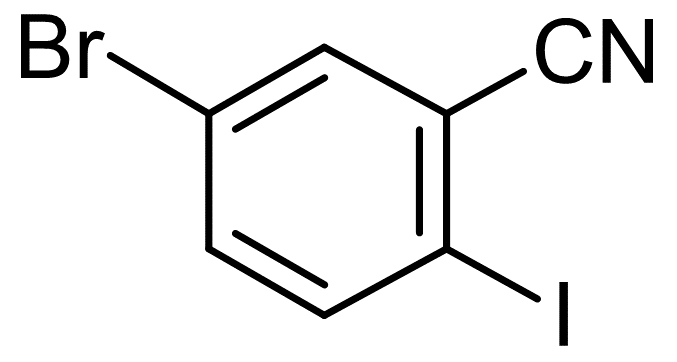 2-iodo-5-bromophenyl a nitrile
