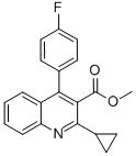 2-环丙基-4-(4-氟苯基)-喹啉-3-羧酸甲酯