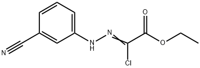 Acetic acid,chloro[(3-cyanophenyl)hydrazono]-,ethyl ester
